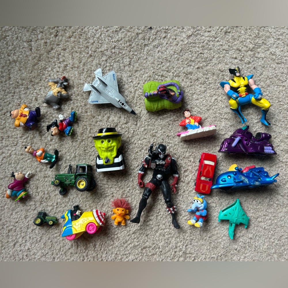 Lot of vintage 90s toys